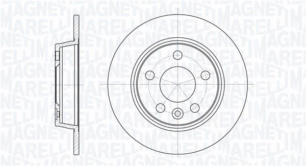 MAGNETI MARELLI Bremžu diski 361302040245